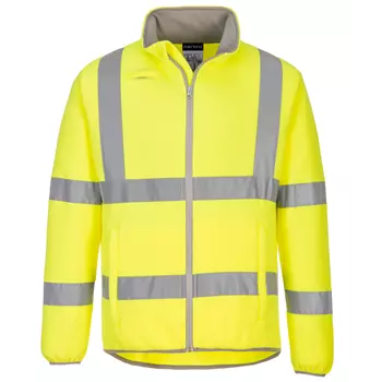 Portwest fleece jacket, Hi-Vis Yellow