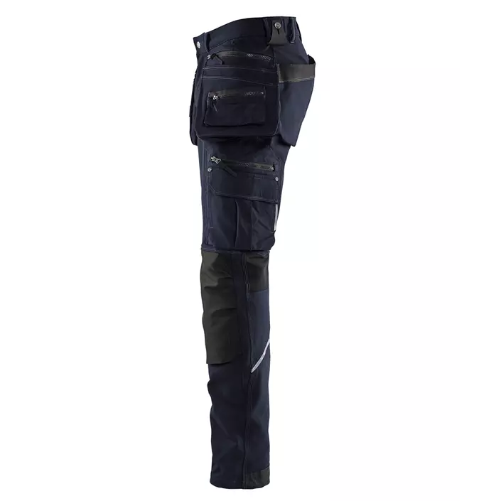 Blåkläder X1900 craftsman trousers full stretch, Dark Marine/Black, large image number 3