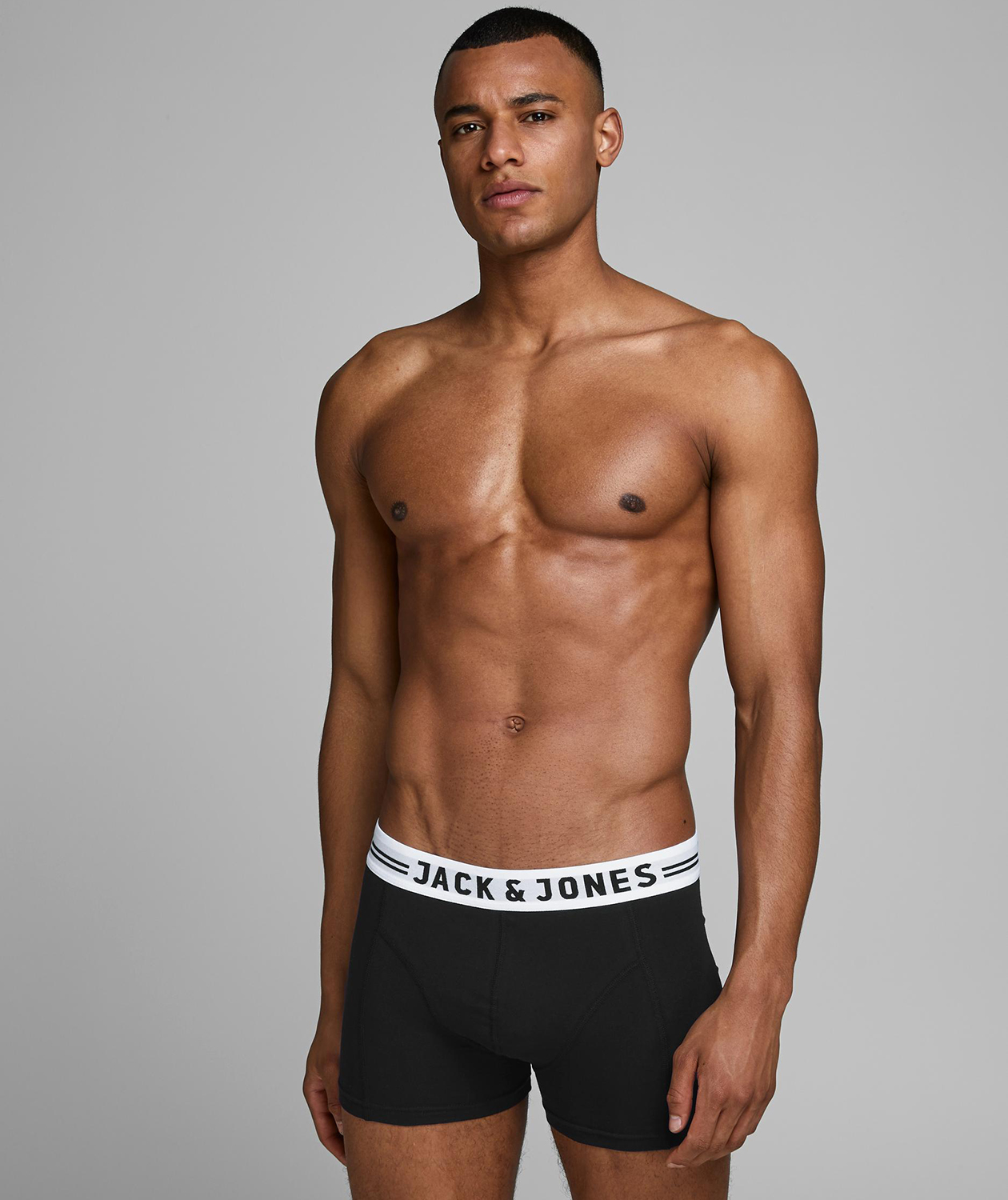 Jack & Jones Sense 3-pack boxershorts, Black/White, large image number 1