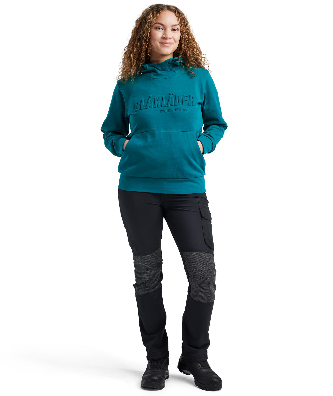 Bl&aring;kl&auml;der women's hoodie 3D, Blue Green