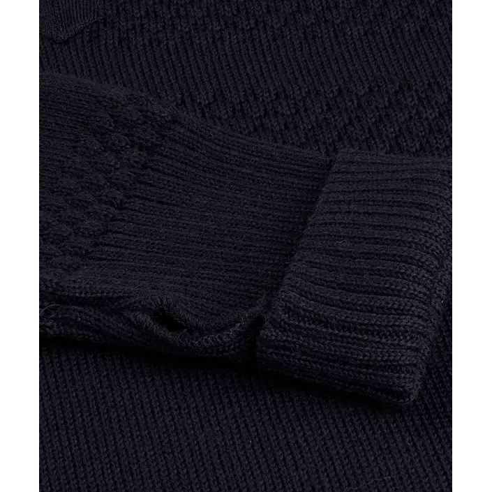 Clipper Saltum knitted pullover with half-zip, Captain Navy, large image number 2