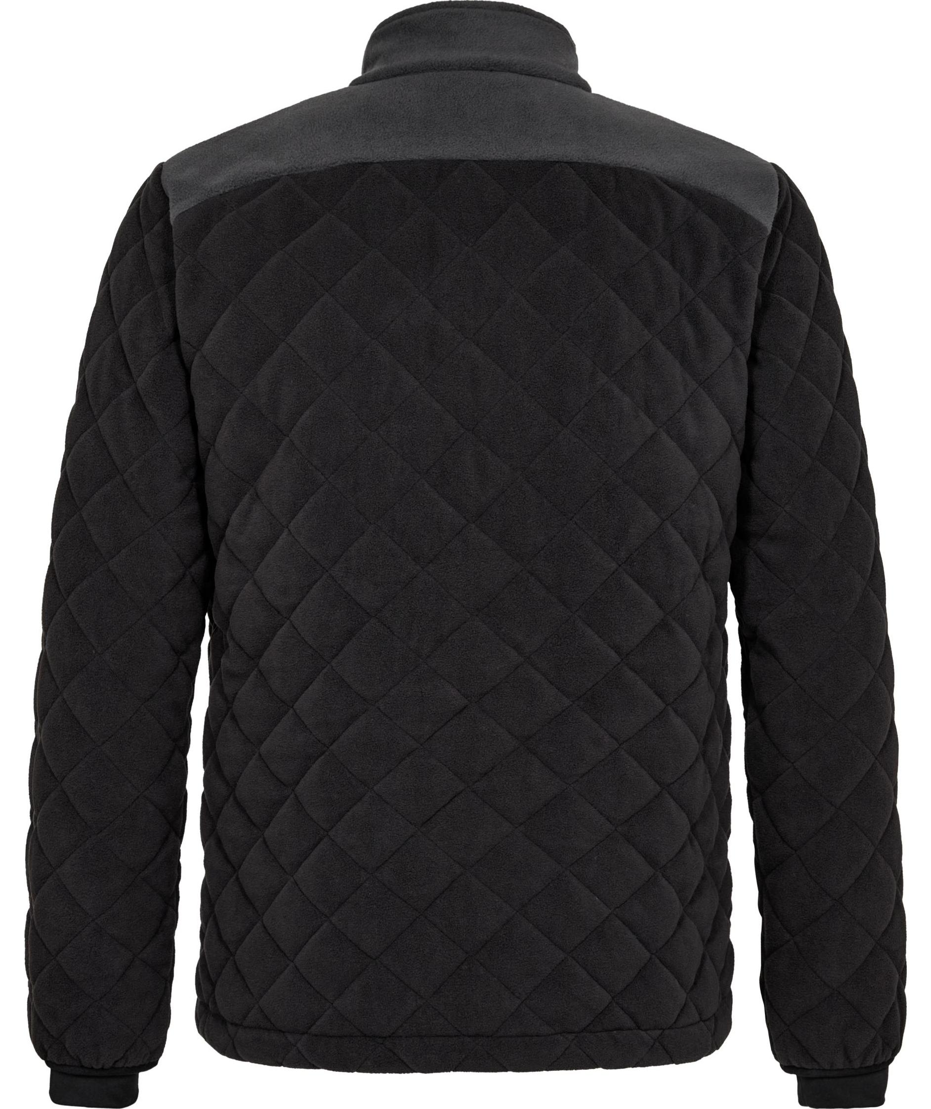 Engel Entire quilted fleece jacket, Black/Anthracite Grey, large image number 3