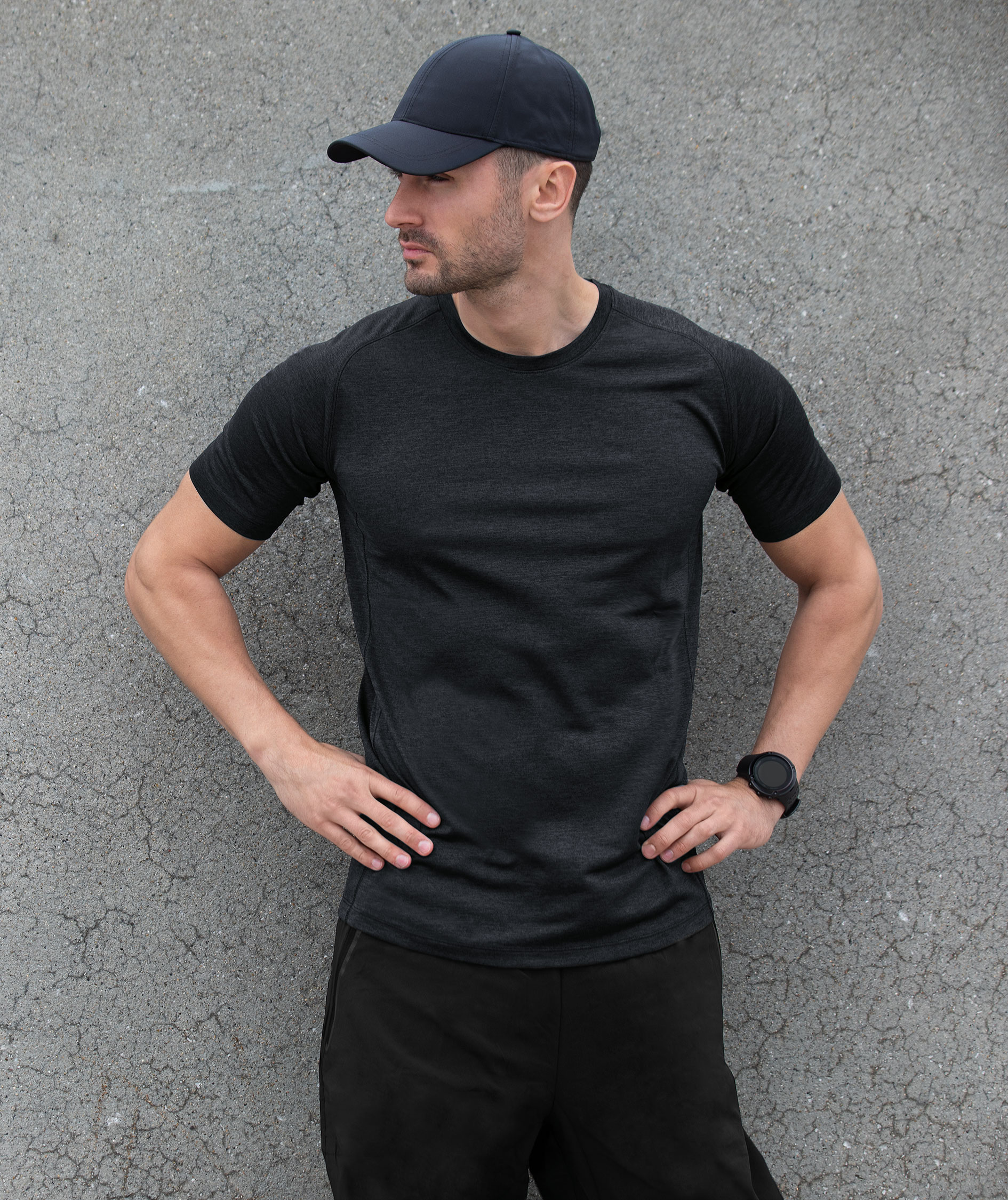 Nimbus Play Freemont T-shirt, Black Melange