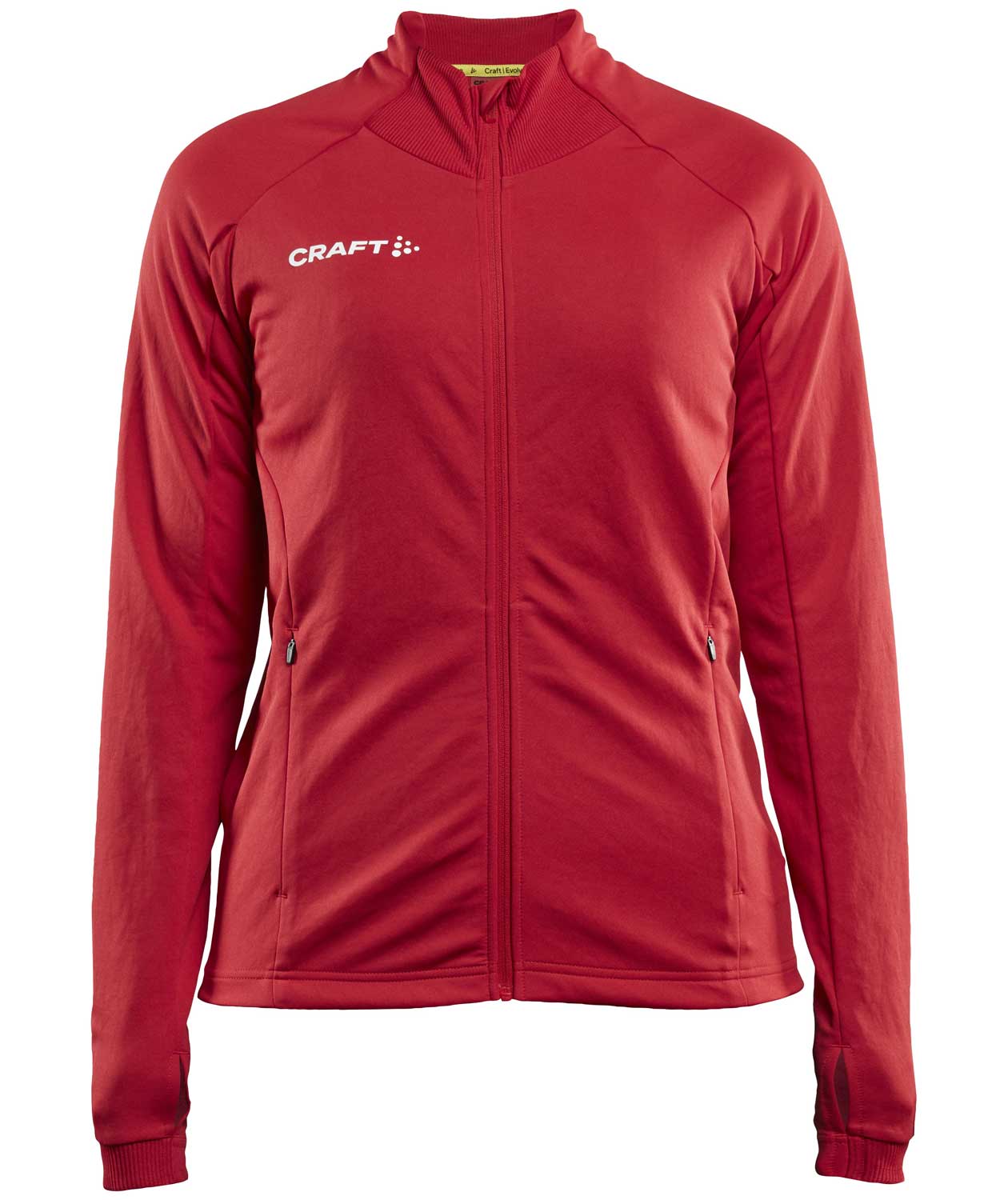 Craft Evolve Full Zip dame sweatshirt, R&oslash;d, R&oslash;d, swatch