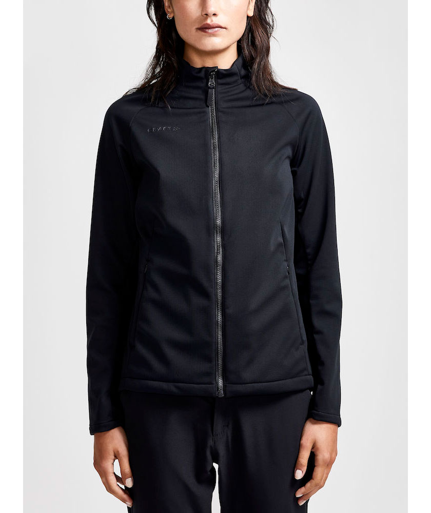 Craft Core Explore softshelljacka dam, Svart, large image number 1