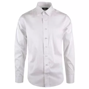 YOU Sanremo modern fit long-sleeved stretch shirt, White