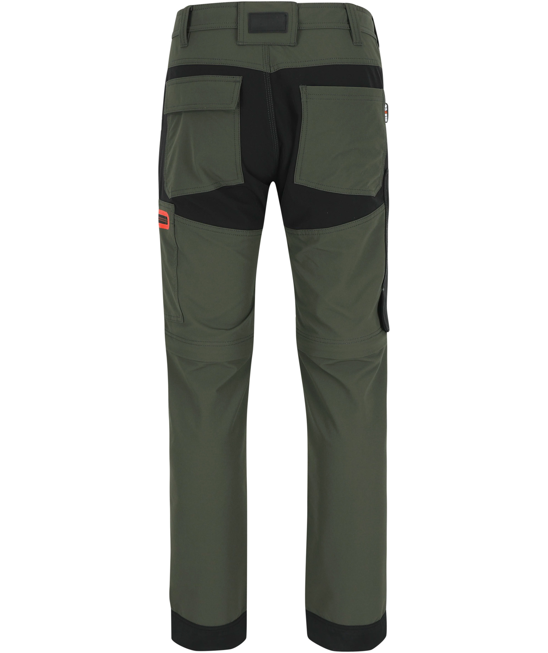 HEROCK Tornado Zip-off service trousers, Dark Khaki/Black, large image number 1