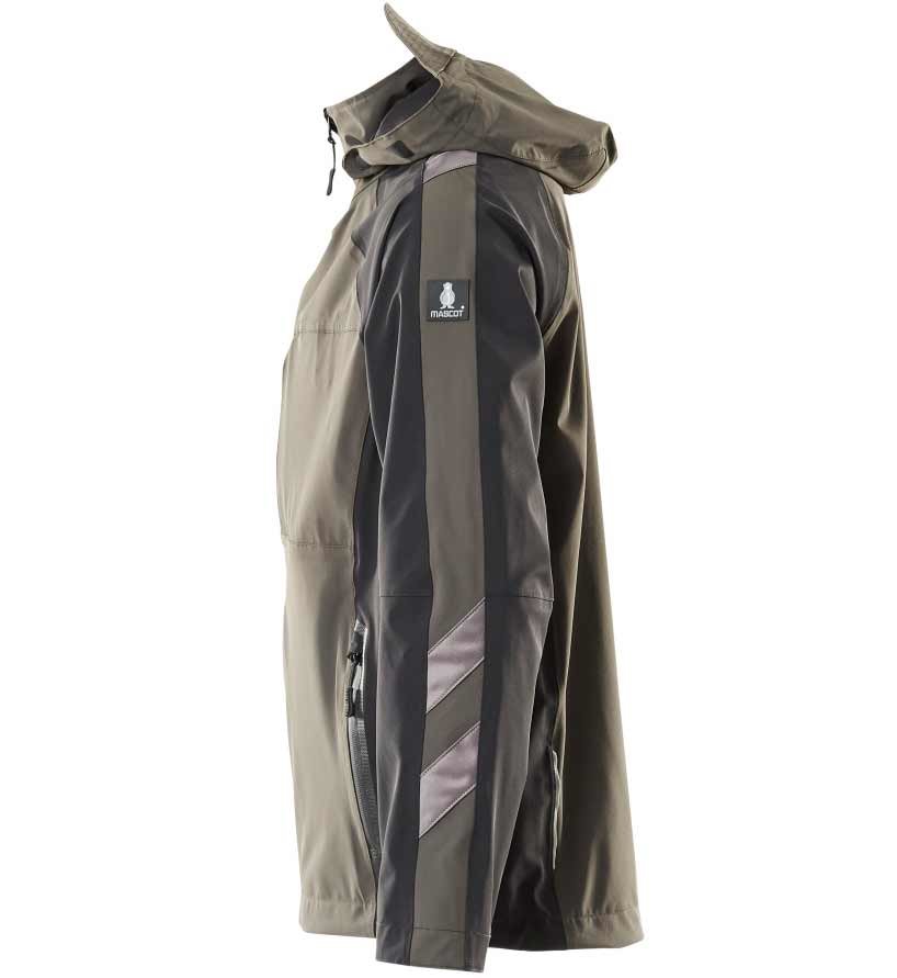 Mascot Unique skaljakke full stretch, M&oslash;rk Antracit/Sort, large image number 2