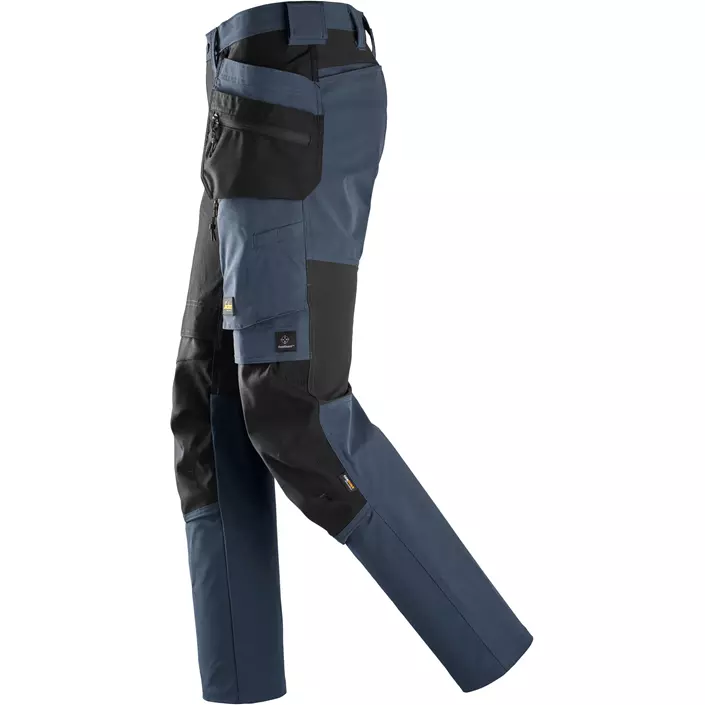 Snickers AllroundWork hantverksbyxa full stretch, Navy/black, large image number 3