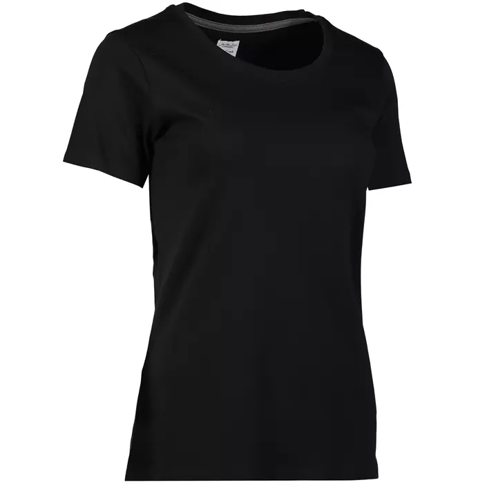 Seven Seas dame T-skjorte med rund hals, Black, large image number 2