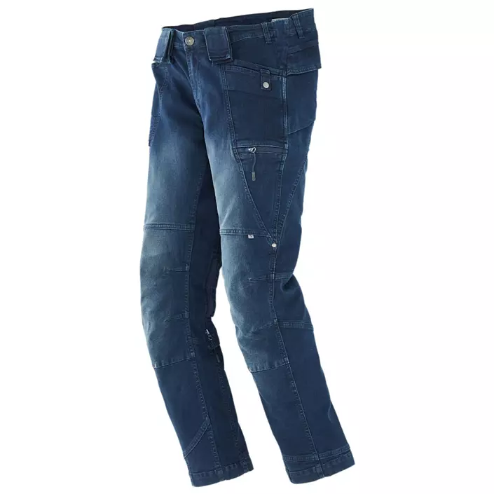 Terrax denim service trousers, Denim blue, large image number 0