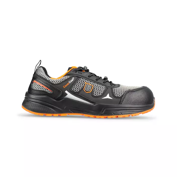 Brynje Grey Athletic safety shoes S1P, Black, large image number 1