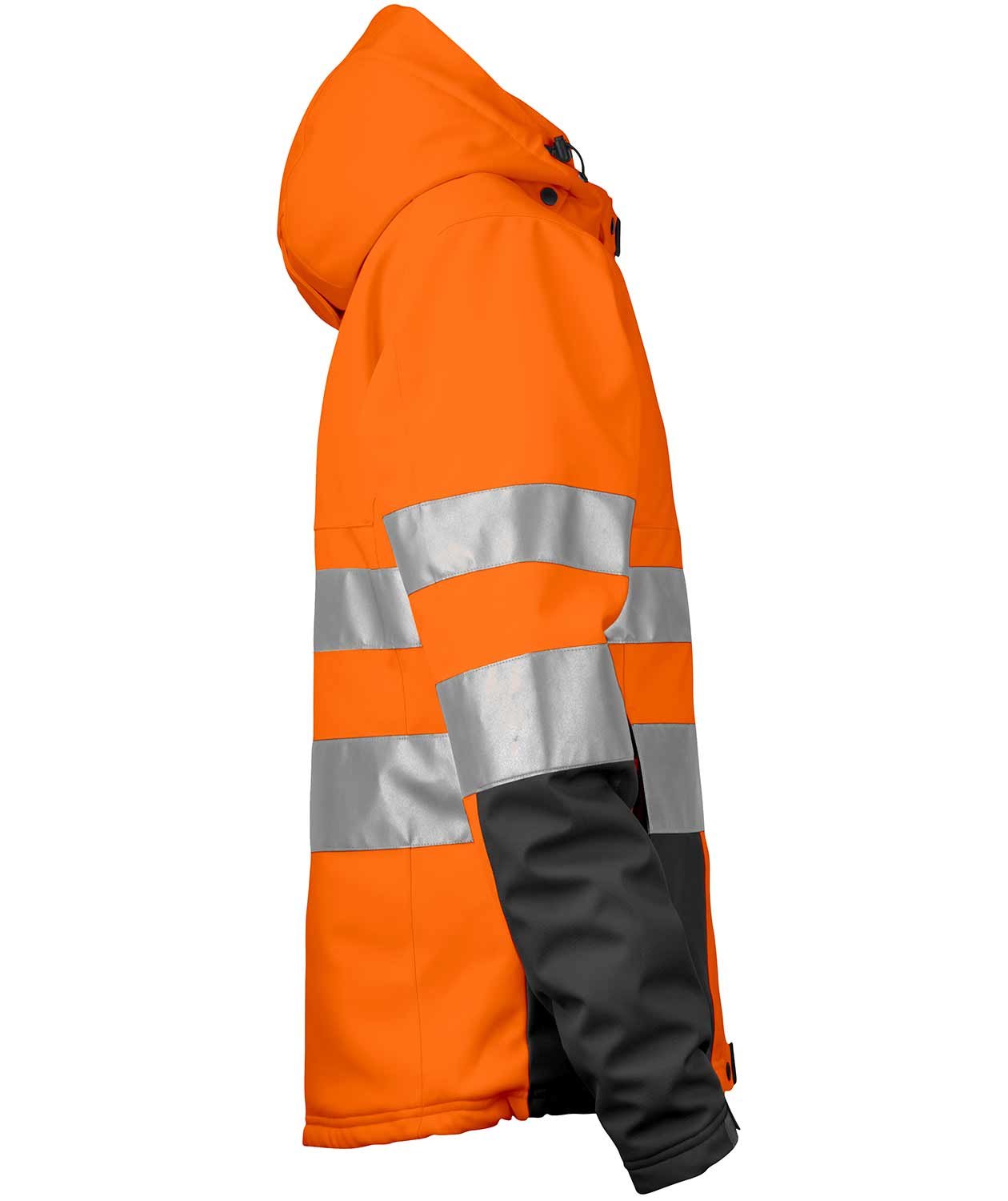ProJob women's winter jacket 6424, Orange/Black, large image number 3