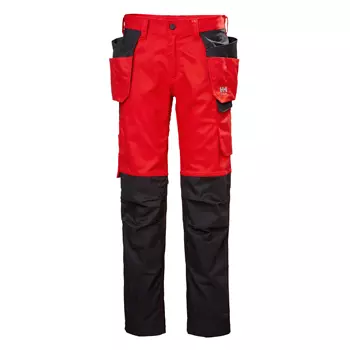 Helly Hansen Luna Light women's craftsman trousers, Alert red/ebony