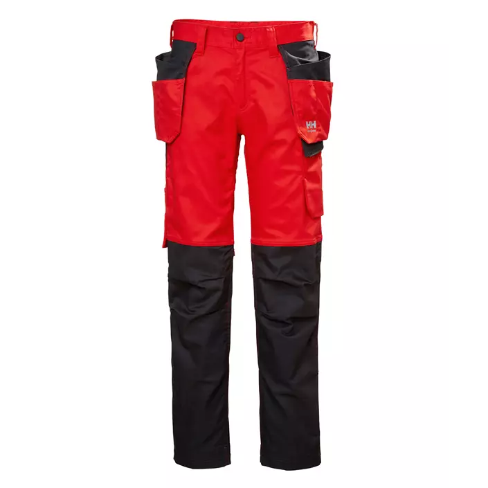 Helly Hansen Luna Light women's craftsman trousers, Alert red/ebony, large image number 0