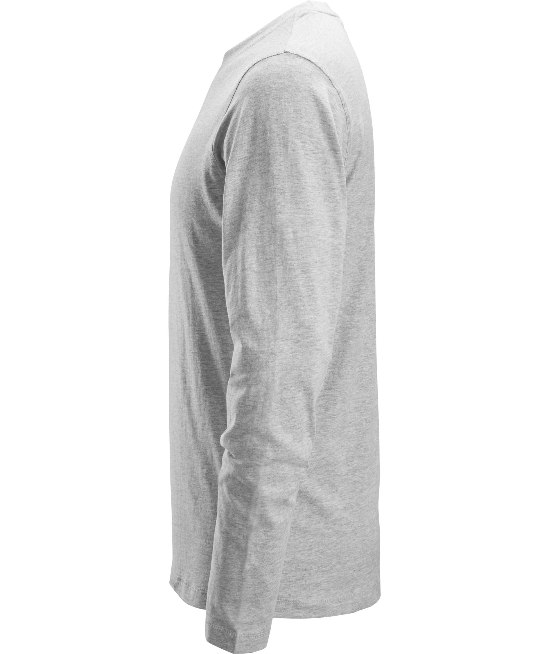 Snickers lang&aelig;rmet T-shirt 2496, Gr&aring;meleret, large image number 3