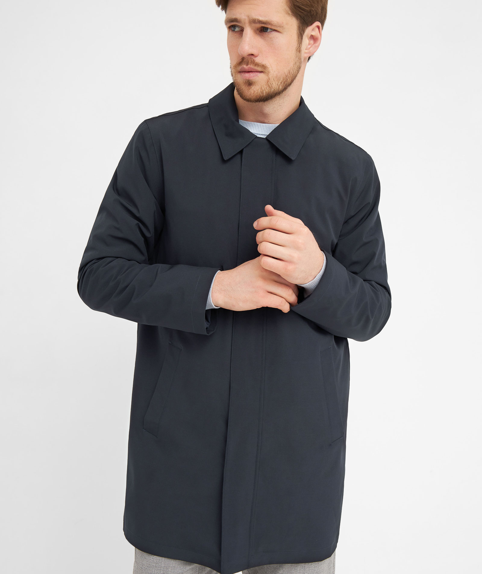 Clipper Inverness l&aring;ng jacka, Navy Night Sky