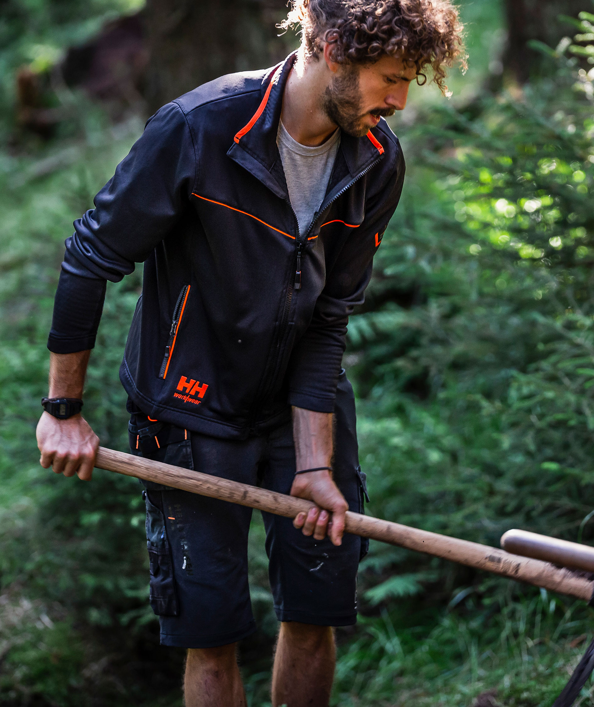 Helly Hansen Chelsea Evo. stretch jersey with zip, Black, large image number 2