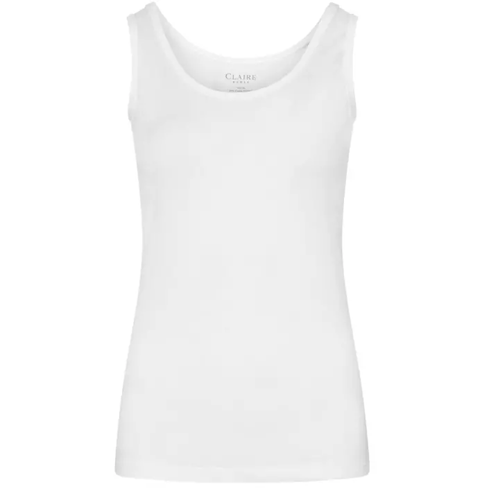 Claire Woman women’s singlet, White, large image number 0
