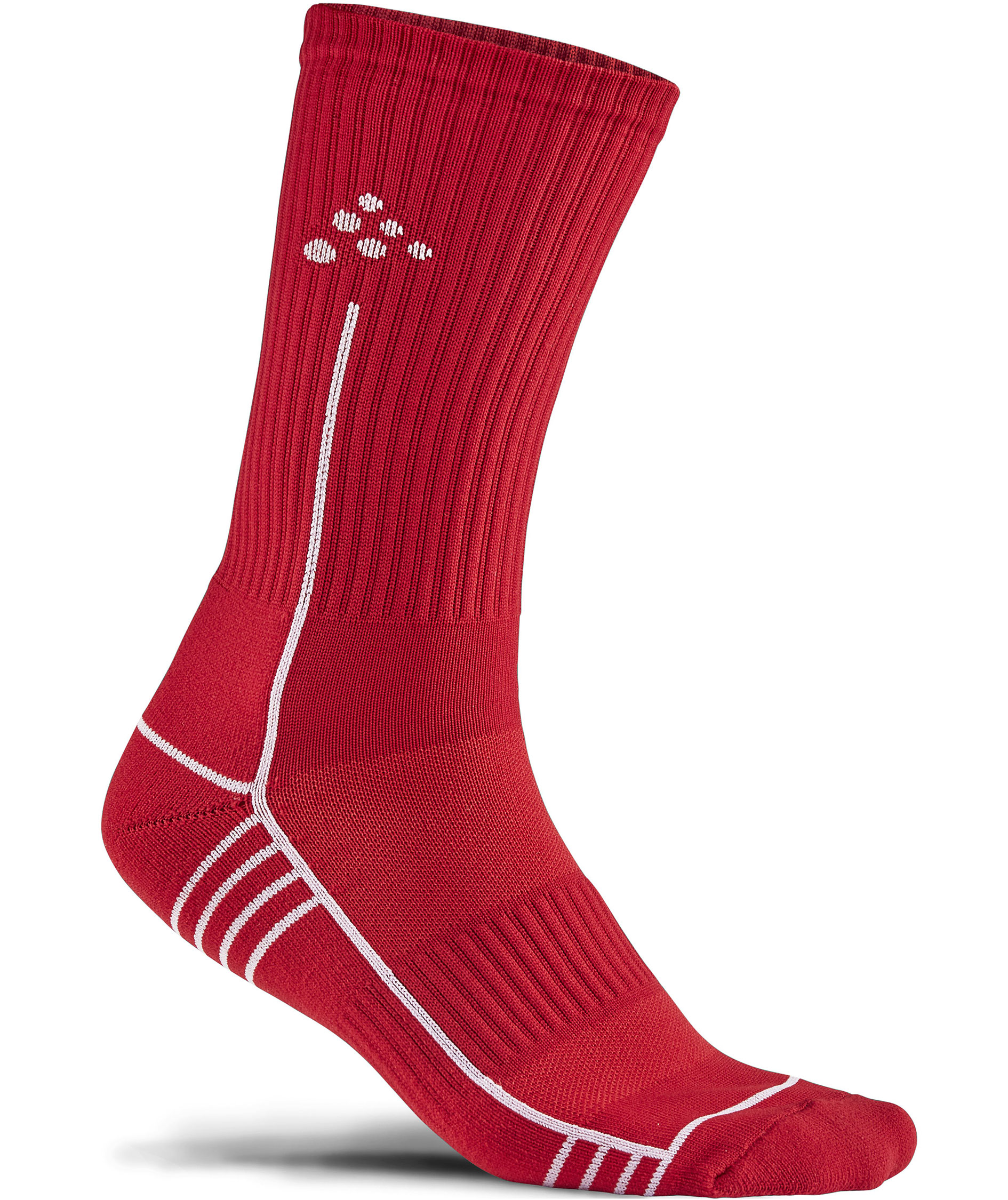 Craft Progress Mid socks, Bright red, Bright red, swatch