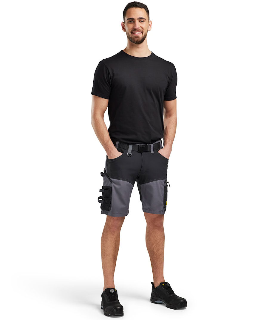 Bl&aring;kl&auml;der work shorts, Medium grey/black, large image number 1