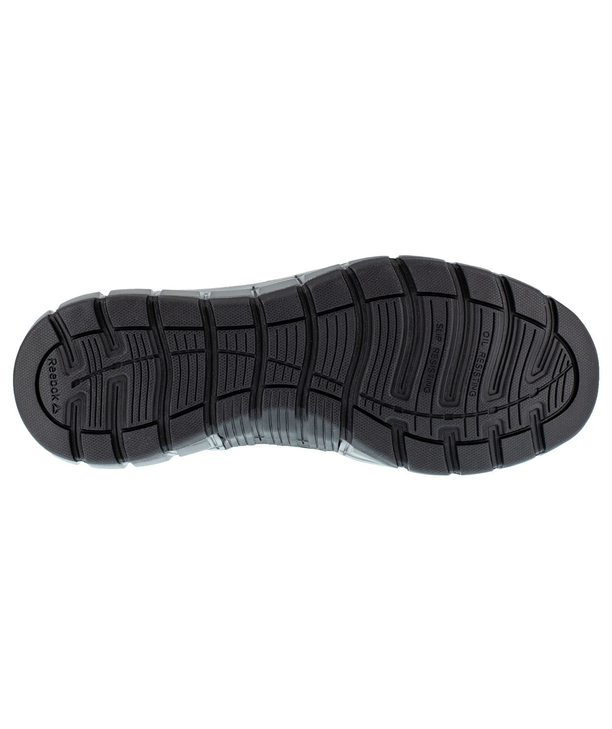 Reebok Black Leather Oxford skyddsskor S1P, Svart, large image number 3