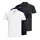 Jack & Jones JJEBASIC 3-pak Polo T-shirt, Navy Blazer/White/Black, Navy Blazer/White/Black, swatch
