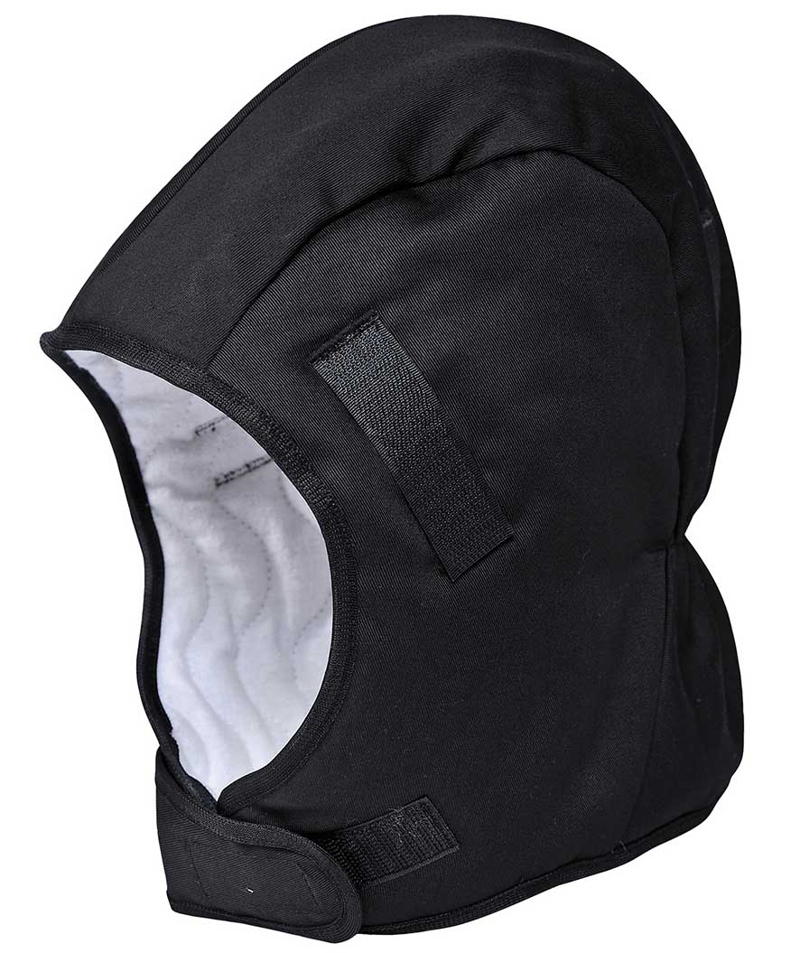 Portwest PA58 winter helmet hood, Black, Black, large image number 0