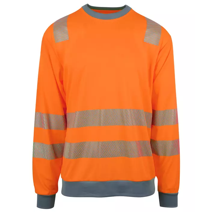 YOU Sundsvall langermet T-skjorte, Hi-vis Orange, large image number 0