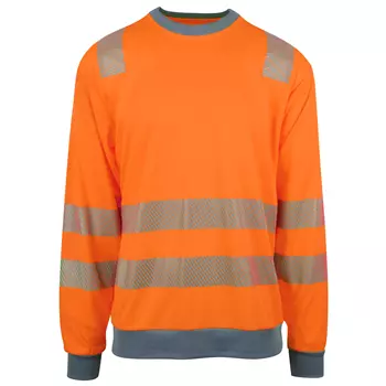 YOU Sundsvall langærmet T-shirt, Hi-vis Orange