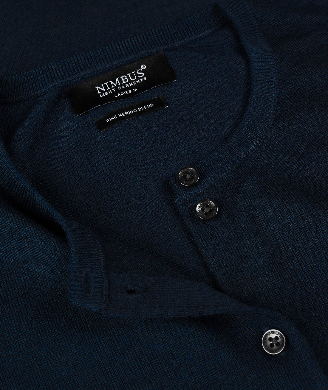 Nimbus Phoenix dame strikcardigan med merinould, Navy, large image number 2