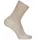 Klazig sokker uten strikk, Sand melange, Sand melange, swatch