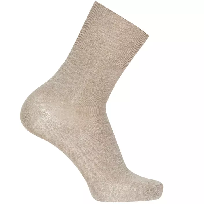 Klazig sokker uten strikk, Sand melange, large image number 0