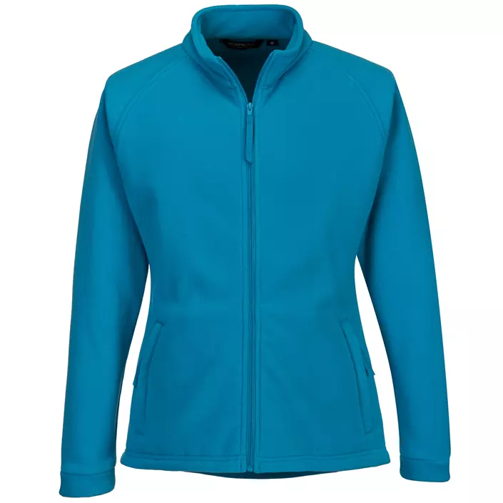 Portwest Aran women's fleece jacket, Aqua, large image number 0