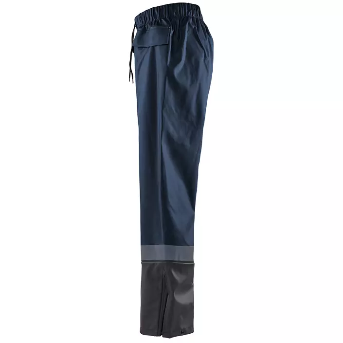 Blåkläder Hi-Vis rain trousers Level 2, Dark Marine/Black, large image number 2