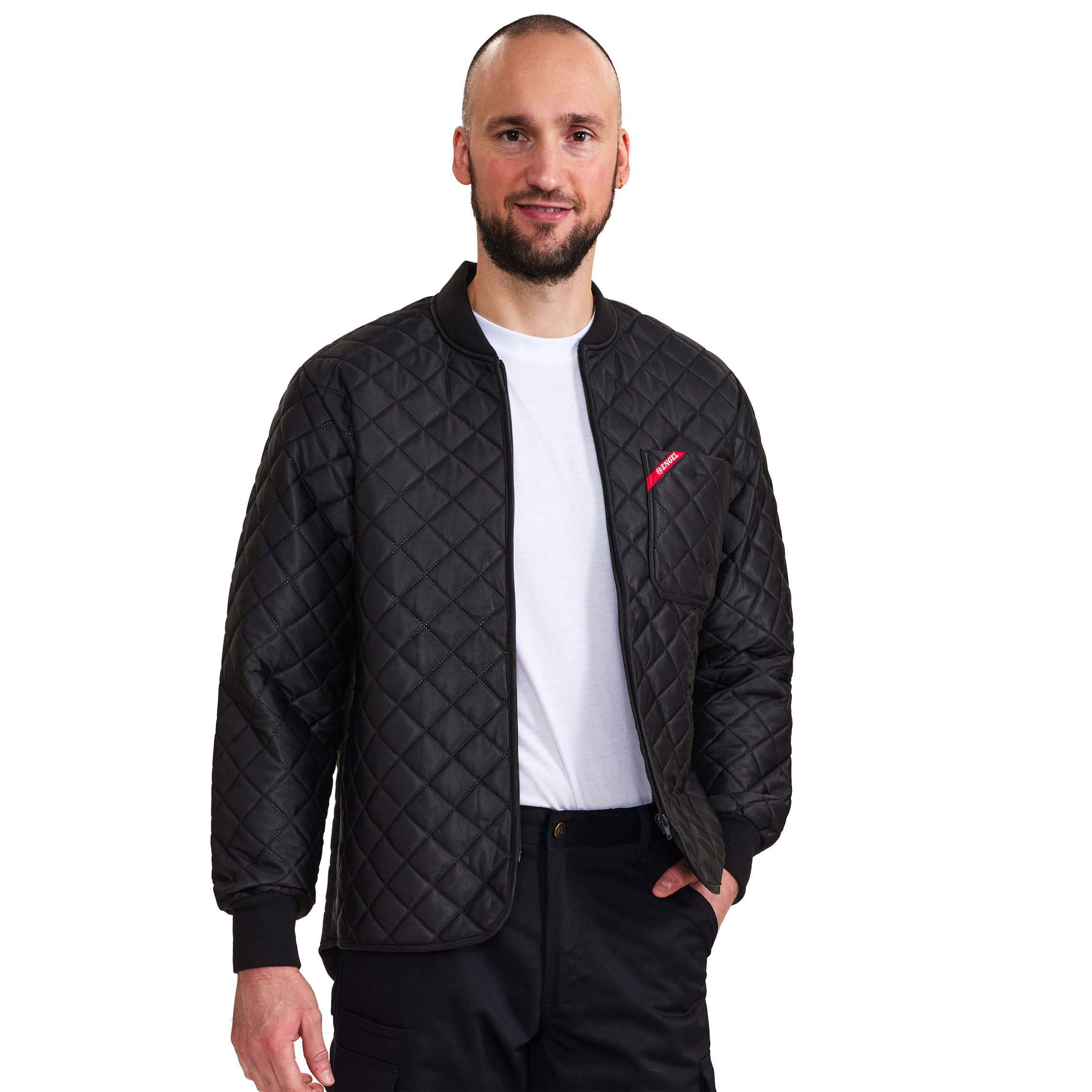 Engel Extend vattert jakke, Svart