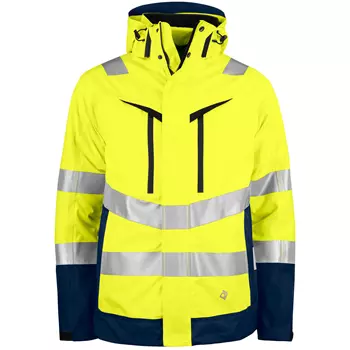 ProJob 3-in-1 work jacket, Hi-Vis Yellow/Navy