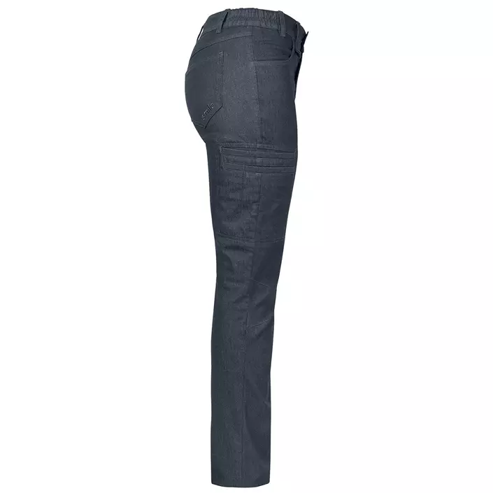 Smila Workwear Fia dame jeans, Blåmeleret, large image number 2