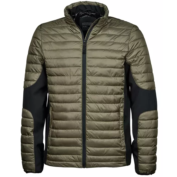 Tee Jays Crossover hybrid jacket, Olive Green/Black, large image number 0