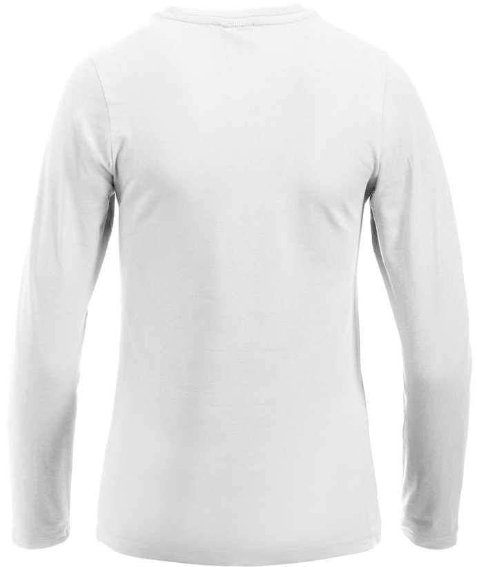 Clique Carolina l&aring;ng&auml;rmad T-shirt dam, Vit, large image number 1