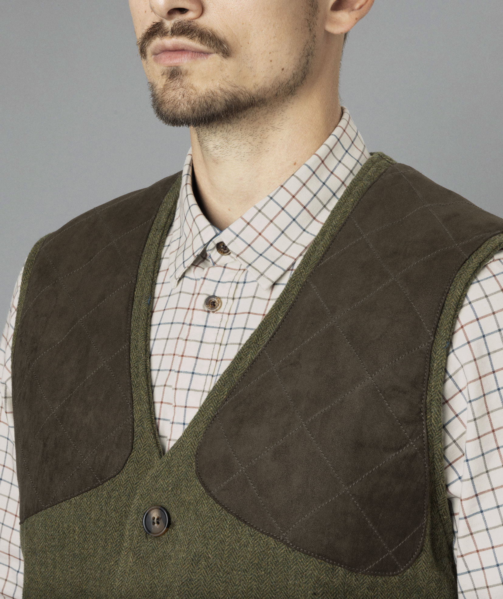Seeland Hillside vest med uld, Moss green, large image number 4