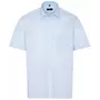 Eterna Uni Comfort fit kortærmet Poplin skjorte, Lyseblå