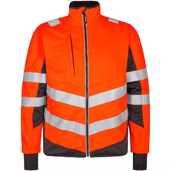 Engel Safety Softshelljacke, Hi-vis orange/Grau