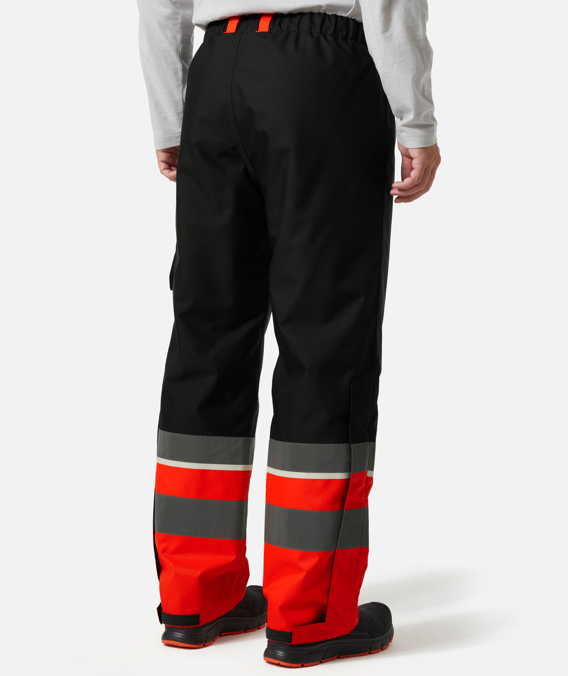 Helly Hansen UC-ME winter trousers, Hi-Vis Red/Ebony, large image number 3