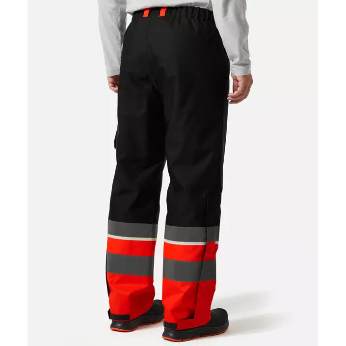Helly Hansen UC-ME winter trousers, Hi-Vis Red/Ebony, large image number 3