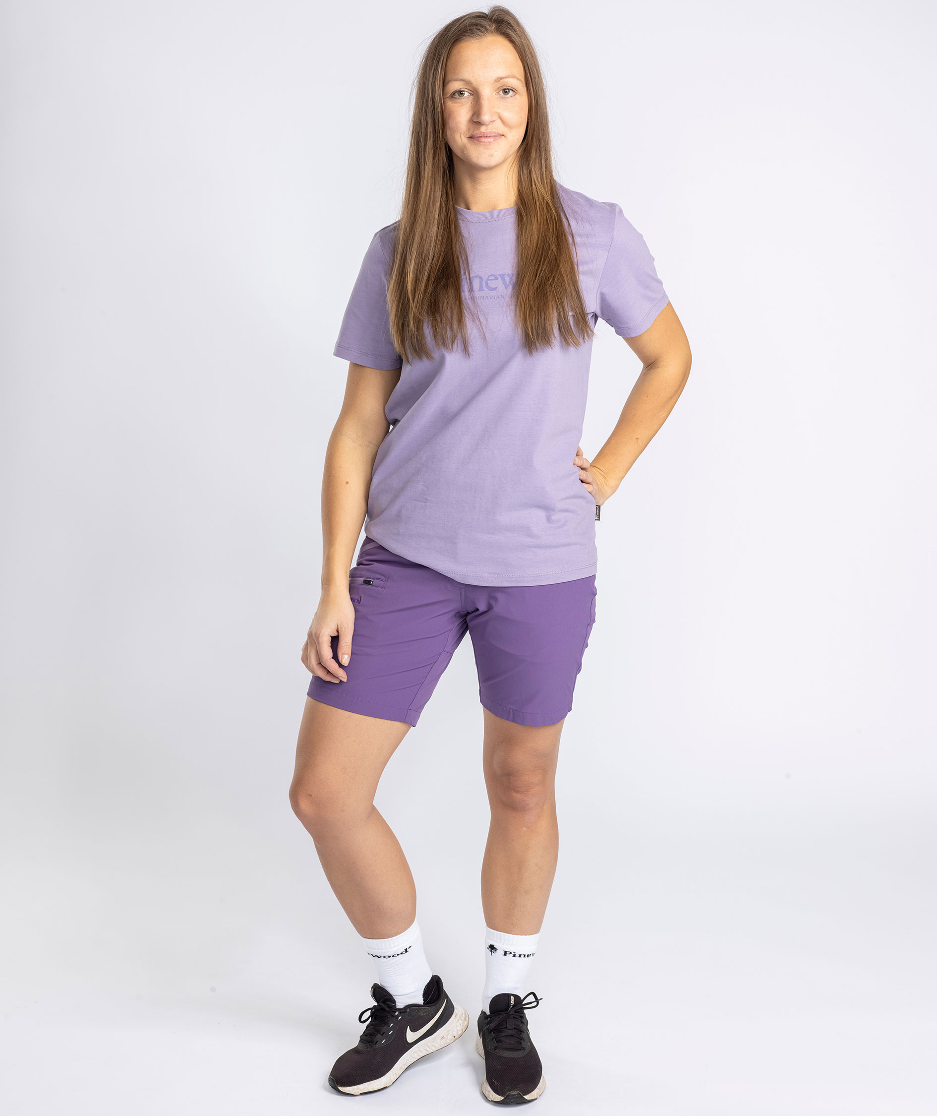 Pinewood&nbsp;Abisko Light dameshorts, Lilac, large image number 10