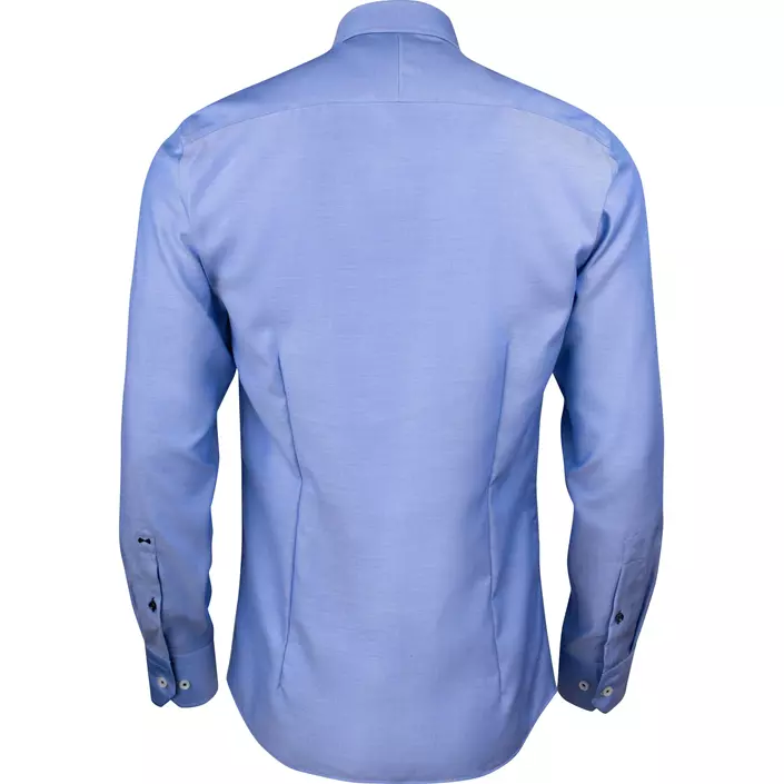 J. Harvest & Frost Twill Red Bow 122 regular fit skjorte, Mid Blue, large image number 1