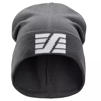 Snickers beanie with S logo, Charcoal grey/White