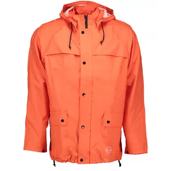 Abeko Atec PU rain jacket, Orange