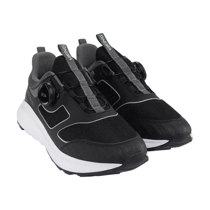 Viking Aero WP BOA sneakers for kids, Black/Charcoal, large image number 4